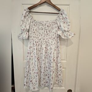 Floral Puff Sleeve Dress